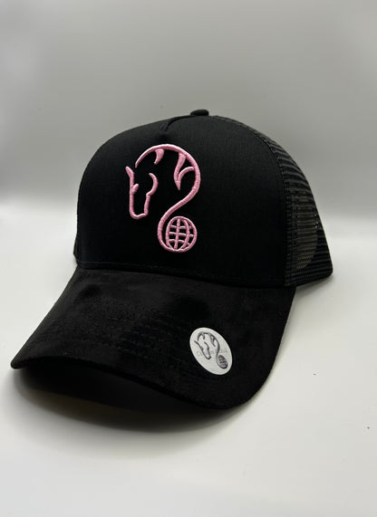 Black / Pink / Suede